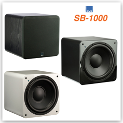 SB1000 12" front firing Long Throw Subwoofer